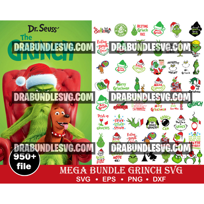 950 Grinch svg, Grinch christmas svg, Christmas svg, Grinchmas svg, Grinch face svg, Cut file svg, Cricut svg, png svg dxf eps, instant Download.jpg