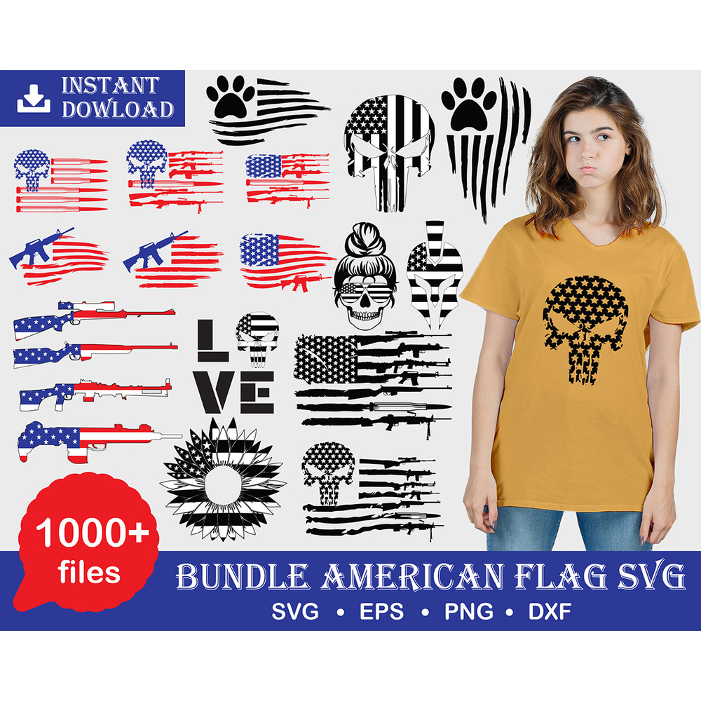American Flag Svg For Cricut and Silhouette, USA Flag Cut File, American Flag Svg, Png, Jpg, Eps, Dxf, Patriotic Flag.jpg