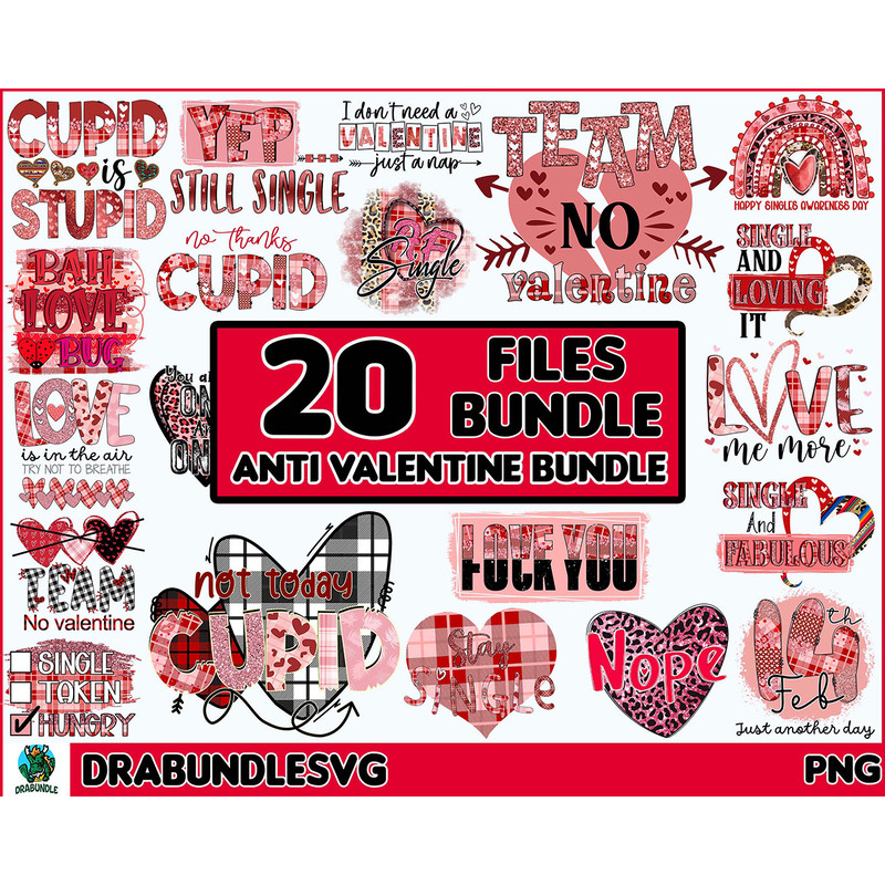 Anti Valentine png Bundle Sublimation Loved mama Gimme Sugar pie Thick Thighs Lover babe Bite hugs kisses rainbow gnome leopard heart truck cupid.jpg