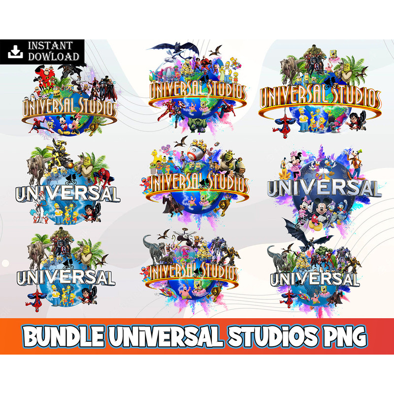 Bundle Universal Studios PNG, Universal Trip Png, Universal Vacation, Family Vacation Png, Minion png, Magical Kingdom png, Vacay Mode png.jpg