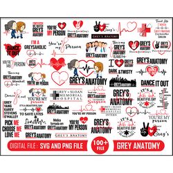 greys anatomy svg, you are my person svg, save lives svg, it's a beautiful day svg, grey's anatomy tv show svg, cut file