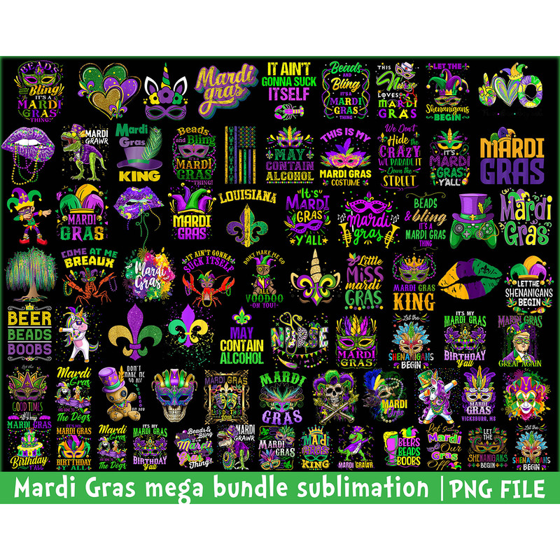 Mardi Gras Bundle Png, Mardi Gras Carnival Png, Mardi Gras Png, Cowhide, Western PNG, Mardi Gras PNG, Sublimation Designs Instant Download.jpg