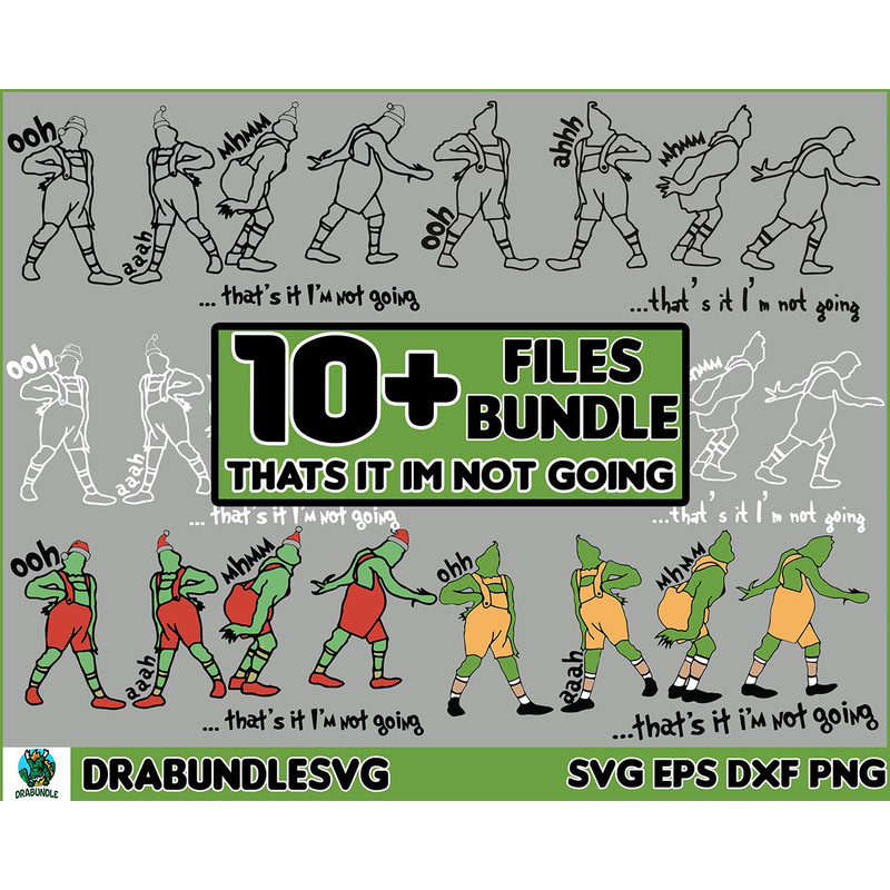 Thats It Im Not Going Designs, Merry Xmas Embroidery Designs, Est 1957 Embroidery Files, Instant Download.jpg