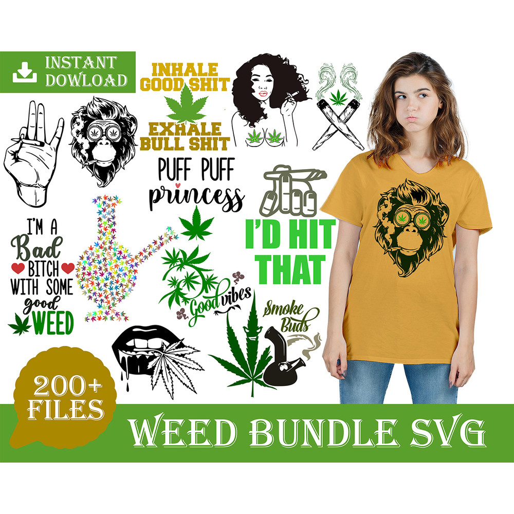Weed SVG BUNDLE, Marijuana PNG Bundle, Cannabis pd…g tray svg, Blunt svg, Cut File Cricut, Silhouette.jpg