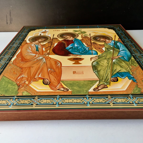 Andrei Rublev: The Holy Trinity - Copy | Wooden Orthodox Ico - Inspire ...