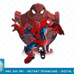 marvel avengers mech strike spider-man mech poster t-shirt copy png sublimate