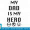 Marvel Avengers My Dad Is My Hero T-Shirt copy.jpg