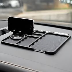 Stable and Secure: Non-Slip Cell Phone Pad for Holding Phone, Keys, and Wallet in Place