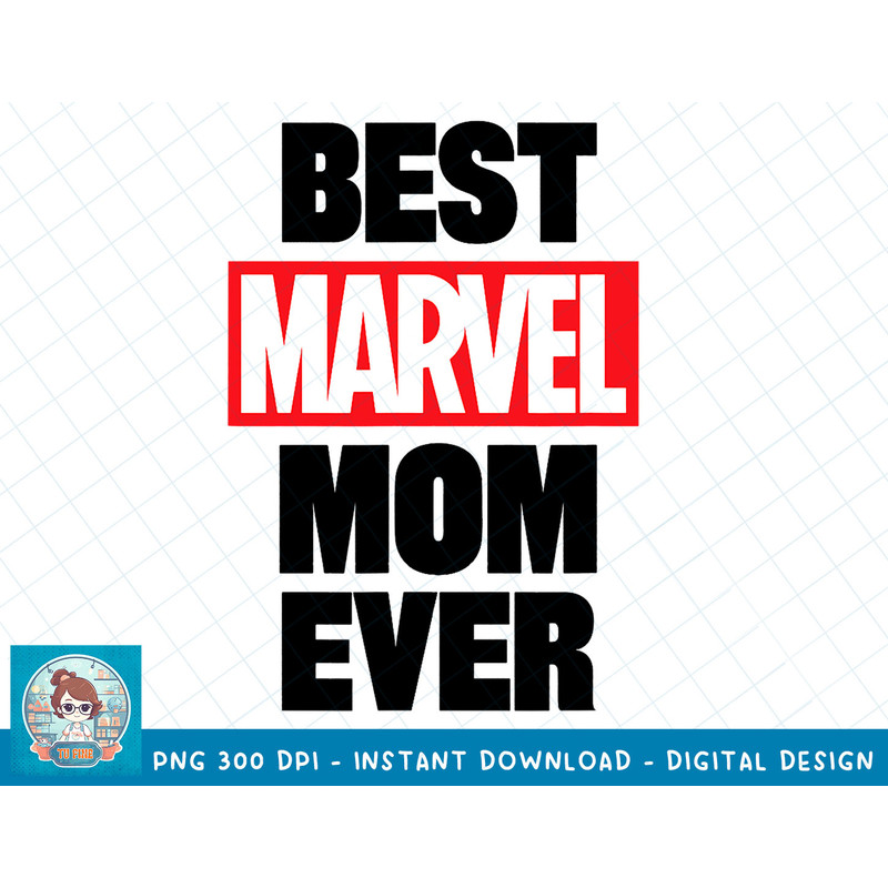 Marvel Best Marvel Mom Ever Word Stack T-Shirt copy.jpg
