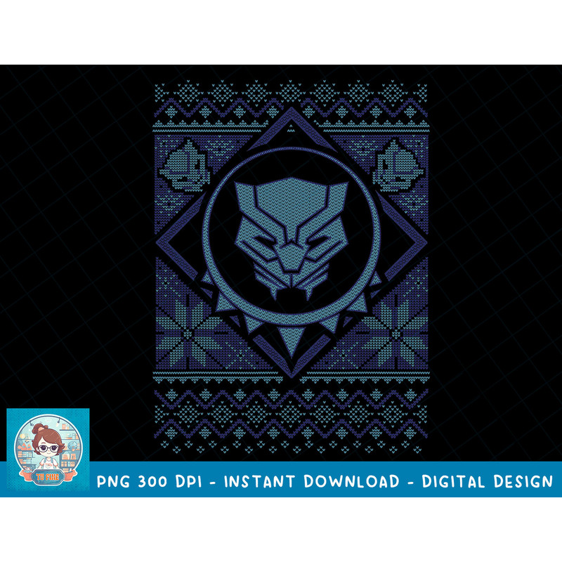 Marvel Black Panther Ugly Christmas Sweater T-Shirt copy.jpg