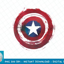 marvel captain america painted shield t-shirt copy png sublimate