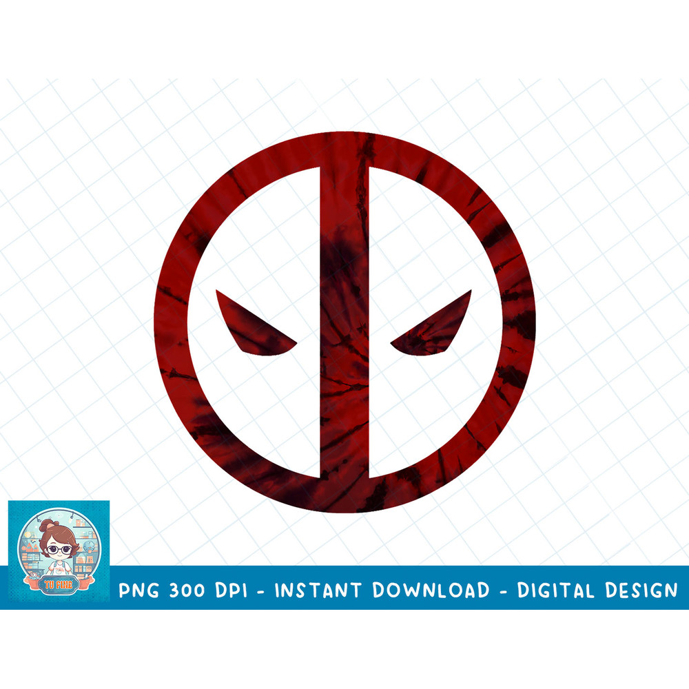 Marvel Deadpool Tie Dye Face Symbol Graphic T-Shirt T-Shirt copy.jpg