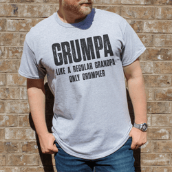 Grumpa Like A Regular Grandpa Only Grumpier Tee