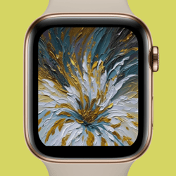 Aesthetic Apple Watch Face Abstract oil on Canva Apple Watch Wallpaper, Apple Watch Wallpaper Beige, Aesthetic Appl