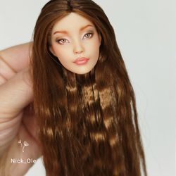 ooak barbie doll head