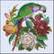 230321 Parrot with a White Peony l .jpg