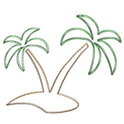 Palm scribble stitch embroidery design,Palm embroidery design,Fun embroidery design,INSTANT DOWNLOAD-1380