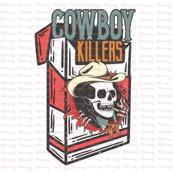 Cowboy Killers, Vintage Style Cowboy Skeleton | Western Sublimations, Designs Downloads, Skeleton Png, Shirt Design, Sub