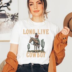 Long Live Cowboys PNG | Retro Sublimations, Western PNG Sublimations, Designs Downloads, PNG Clipart, Shirt Design, Subl