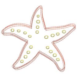 Starfish scribble stitch embroidery design,Starfish embroidery design,Fun embroidery design,INSTANT DOWNLOAD-1384