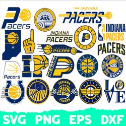 Indiana Pacers Logo SVG - Pacers SVG Cut Files, For Circut, Digital & Instant Download