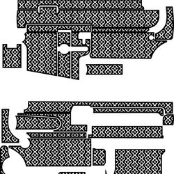 ar 15 gun engraving template svg vector file for laser engraving, cnc router, cricut, ez cad, fiber laser engraving v9