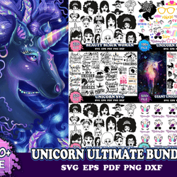 700 files unicorn svg bundle