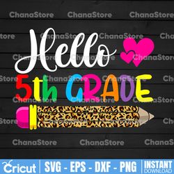 hello 5th grade png,leopard 5th grade, back to school, 1st day of school png, hello school, teacher life,teacher png