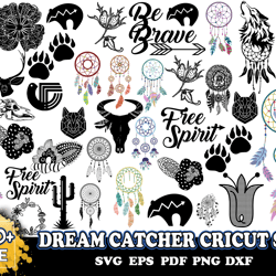 170 dream catcher cricut svg, dream catcher svg, feathers svg
