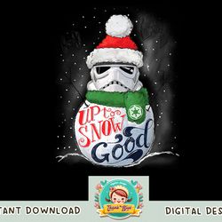 Star Wars Stormtrooper Up to Snow Good Funny Holiday png