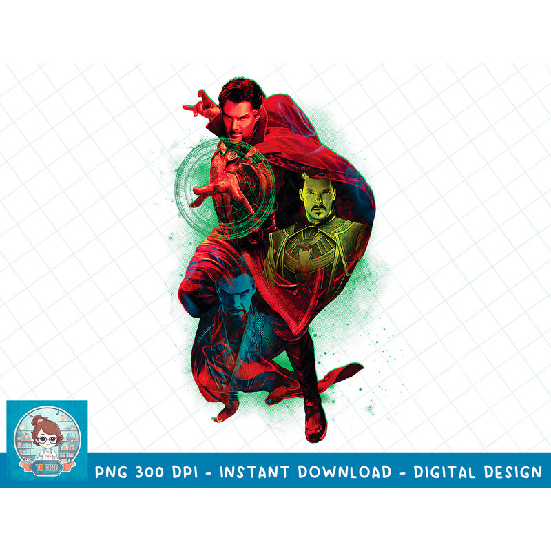 Marvel Doctor Strange In The Multiverse Of Madness Triad T-Shirt copy.jpg