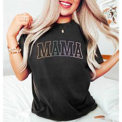 watercolor mama shirt, retro comfort mama shirt, happy mother's day tee, new mommy gift, mothers day crewneck, groovy ma
