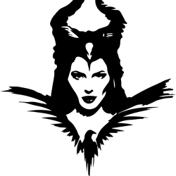 Maleficent, Maleficent Font Vector, Clipart Digital, PNG, Printable, Party, Decoration, Digital Download