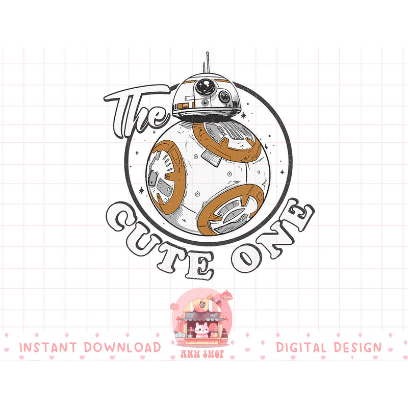 Star Wars BB-8 The Cute One Graphic T-Shirt Z1 T-Shirt copy.jpg