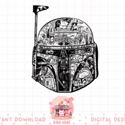 star wars boba fett helmet storyline graphic png