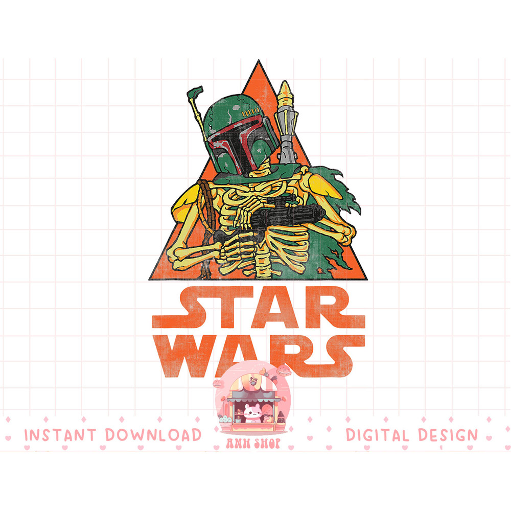 Star Wars Boba Fett Skeleton Halloween Costume T-Shirt copy.jpg