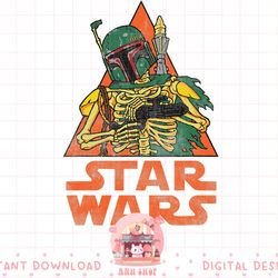 star wars boba fett skeleton halloween costume png