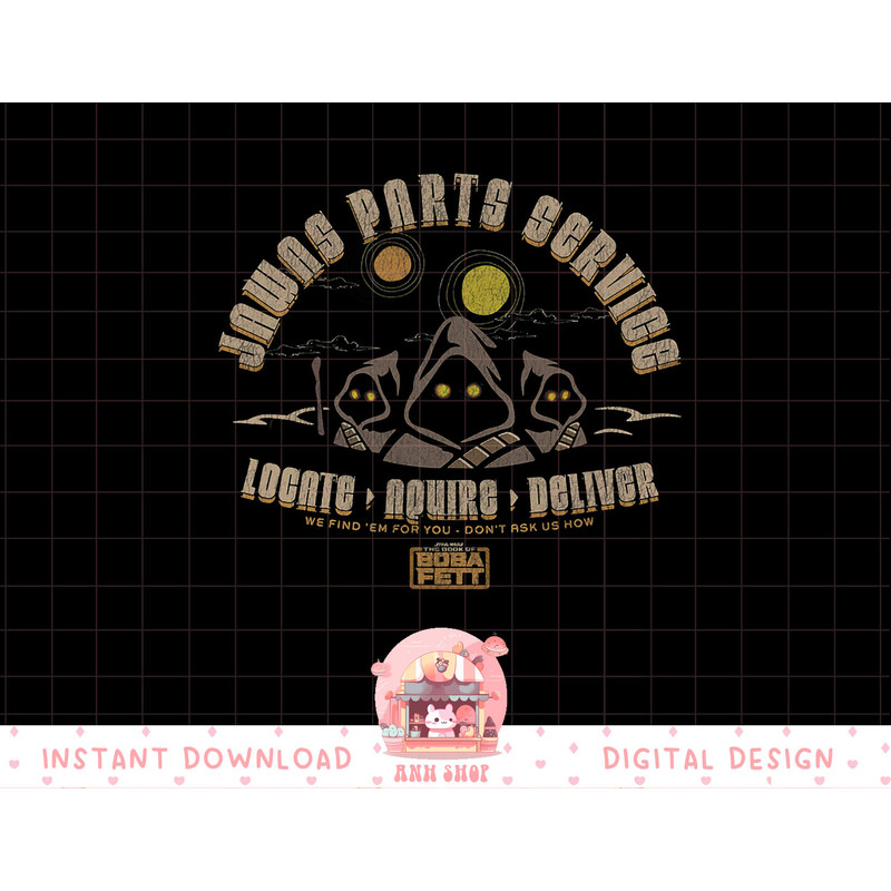 Star Wars Book of Boba Fett Jawas Parts Service Double Sun T-Shirt copy.jpg