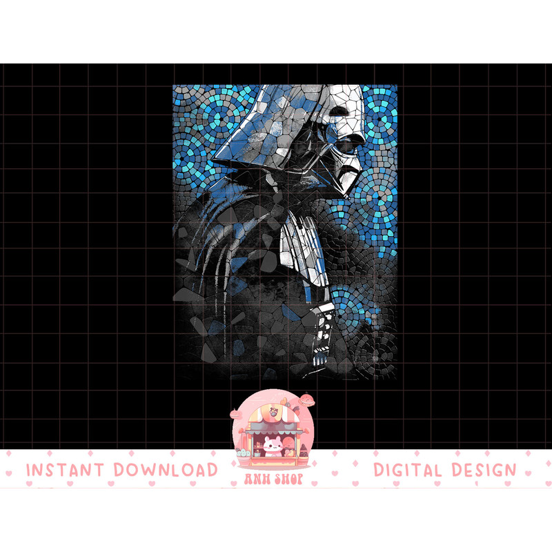 Star Wars Darth Vader Mosaic Graphic T-Shirt Z1 T-Shirt copy.jpg