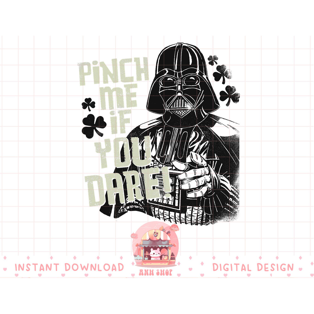 Star Wars Darth Vader Pinch Me If You Dare St. Patrick's Day T-Shirt copy.jpg