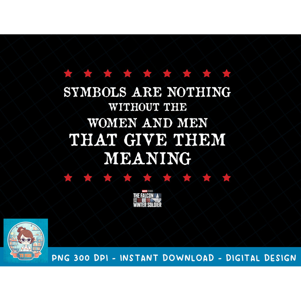 Marvel Falcon & Winter Soldier Symbols Are Nothing Quote T-Shirt copy.jpg