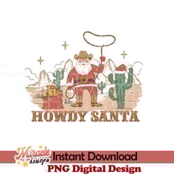 howdy santa sublimation