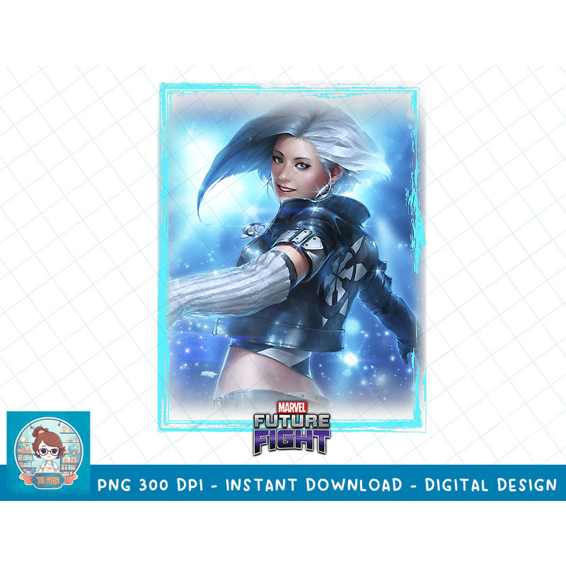 Marvel Future Fight Luna Snow Card Graphic T-Shirt T-Shirt copy.jpg