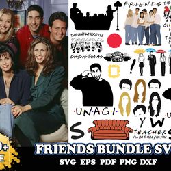 100 friends bundle svg, trending svg, friends show svg