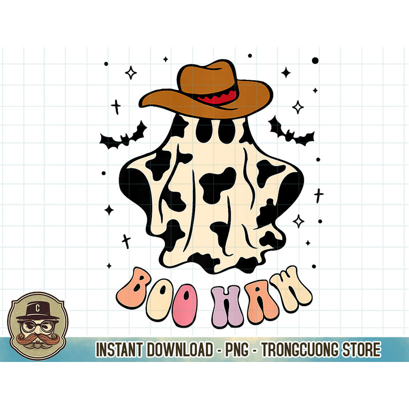 Boo haw ghost western cowboy cowgirl funny Halloween.jpg