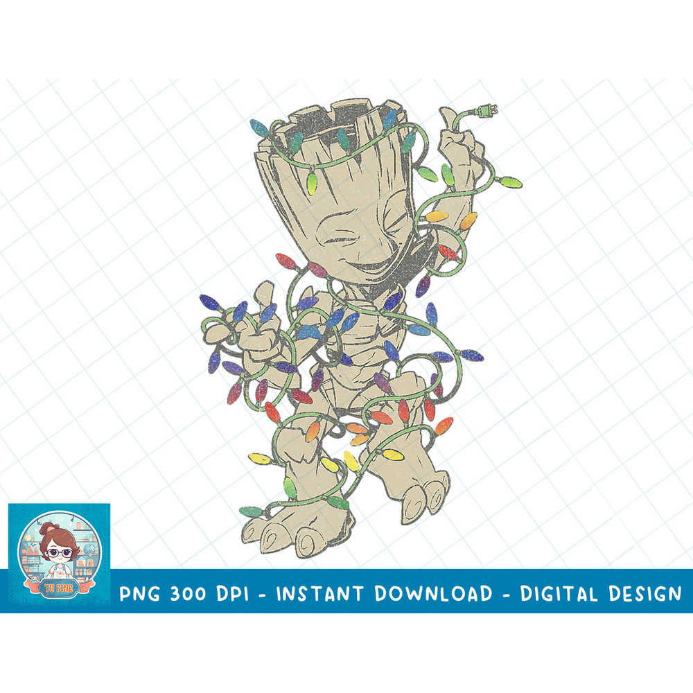 Marvel Guardians Of The Galaxy Groot Christmas Lights T-Shirt copy.jpg