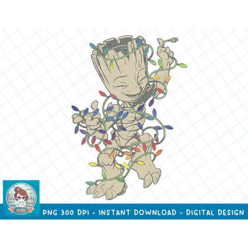 Marvel Guardians Of The Galaxy Groot Christmas Lights T-Shirt copy.jpg