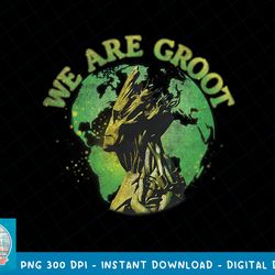 marvel guardians of the galaxy groot green world t-shirt copy png sublimate