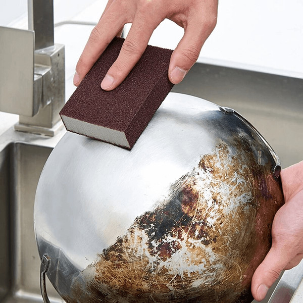 Soap Dispensing Stainless Steel Sponge Brush - Inspire Uplift