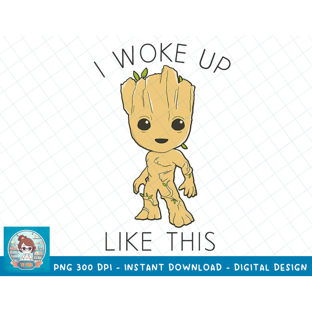 Marvel Guardians Of The Galaxy Woke Up Like This Groot T-Shirt copy.jpg